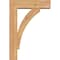 Ekena Millwork Thorton Block Smooth Bracket w/ Offset Brace, Western Red Cedar, 5 1/2"W x 18"D x 26"H BKT0604X18X26THR05SWR - alternate 3